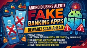 Android Users Alert! Fake Banking Apps