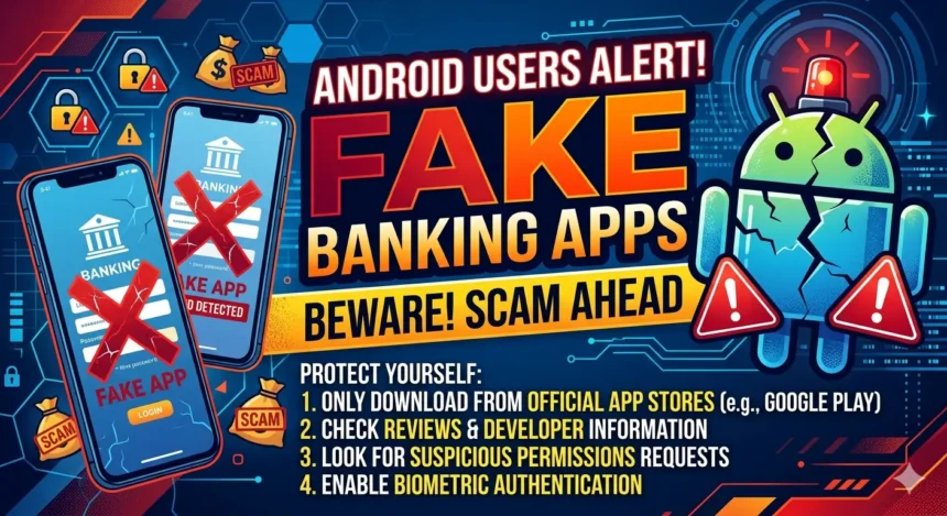 Android Users Alert! Fake Banking Apps