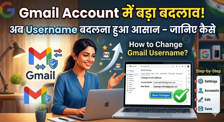 Gmail Account Update username
