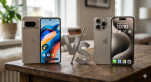Google Pixel 10a vs iPhone 15 Pro – Comparison image