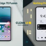 Motorola Edge 70 Fusion vs Nothing Phone 4a – Clean UI