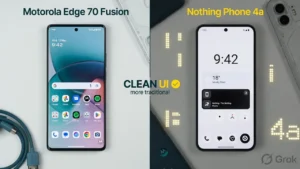 Motorola Edge 70 Fusion vs Nothing Phone 4a – Clean UI