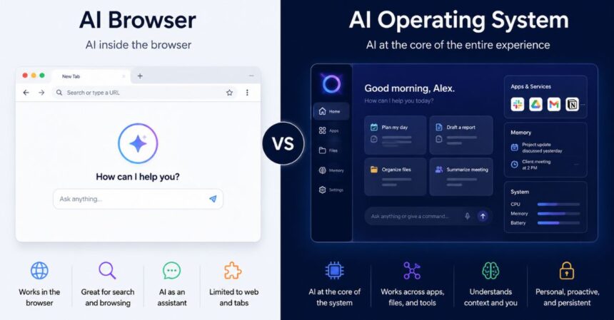 AI Browser vs AI Operating System: