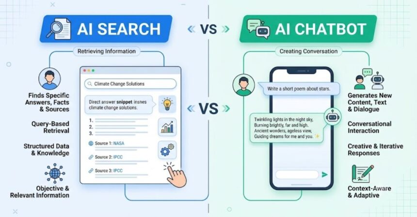 AI Search vs AI Chatbot
