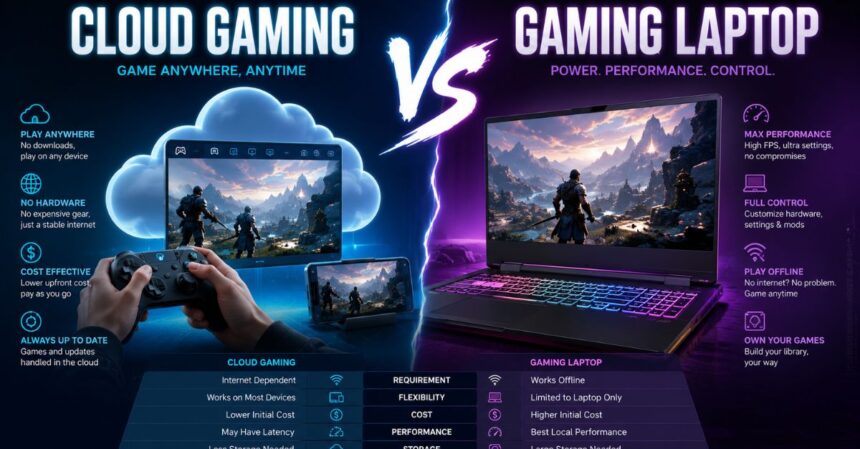Cloud Gaming vs Gaming Laptop