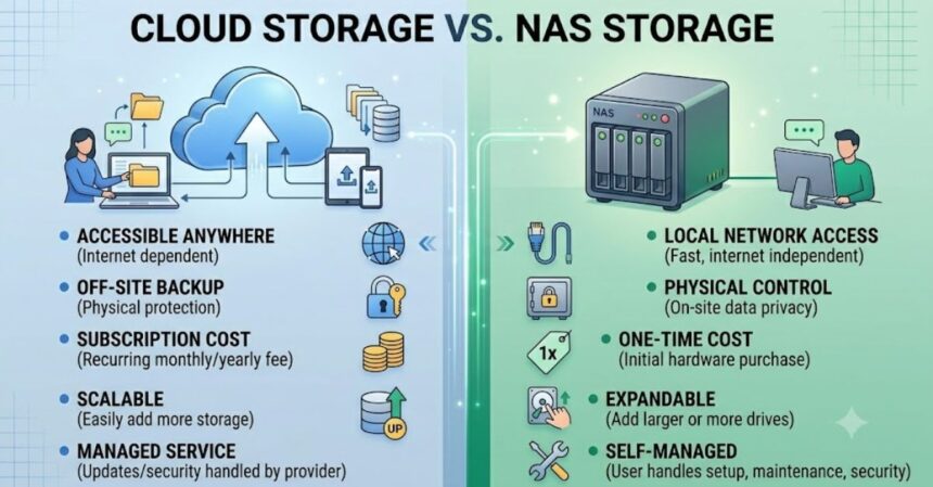 Cloud Storage vs NAS Storage