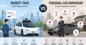 Robot Taxi vs Personal Car Ownership