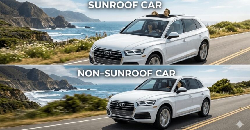 Sunroof Car vs Non-Sunroof Car