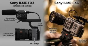 Sony FX5 vs Sony FX6
