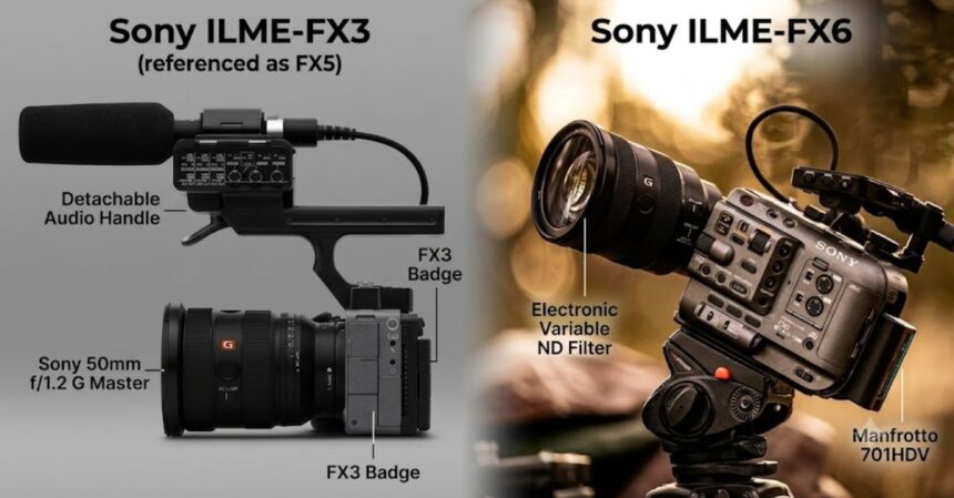 Sony FX5 vs Sony FX6